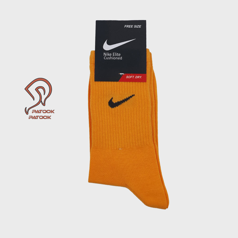 جوراب ساقدار ورزشی نایک نارنجی